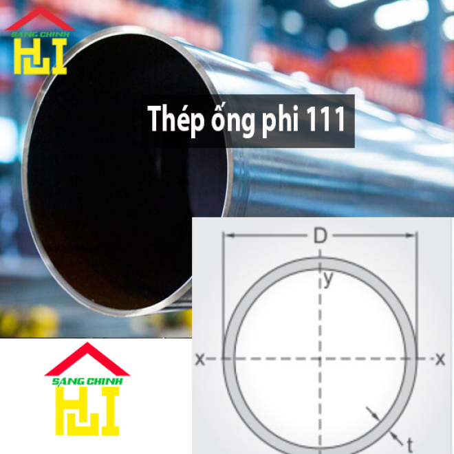 Thép ống phi 111