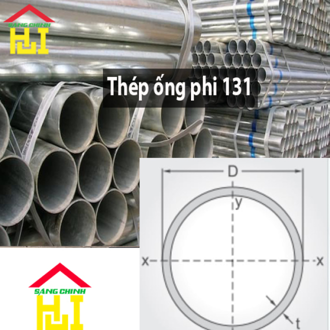 Thép ống phi 131