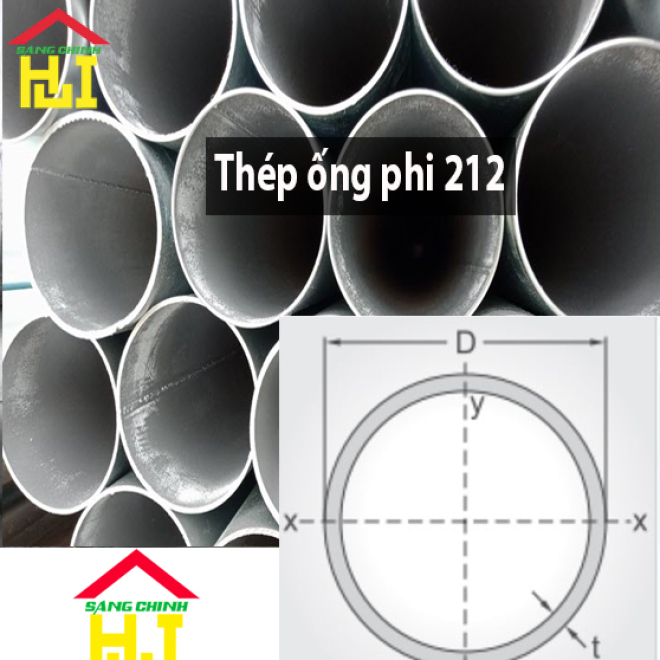 Thép ống phi 212