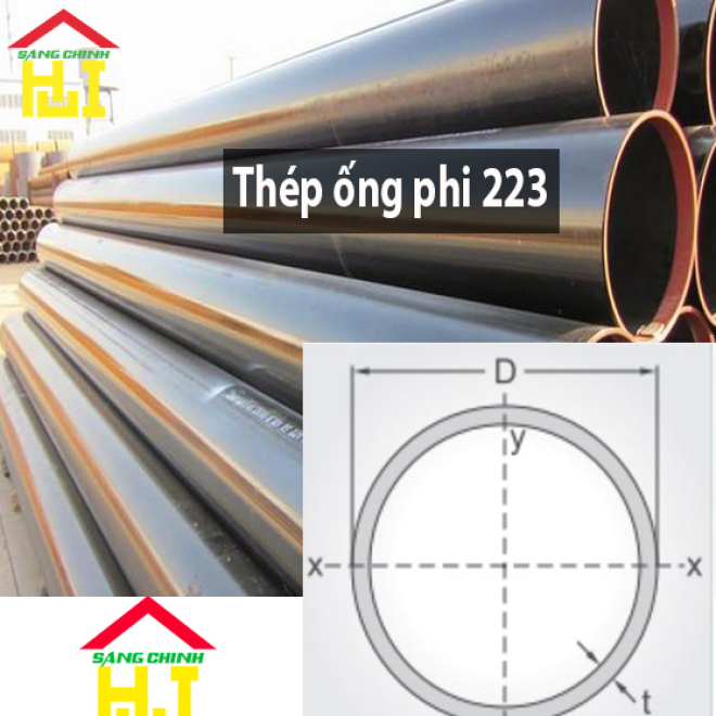 Thép ống phi 223