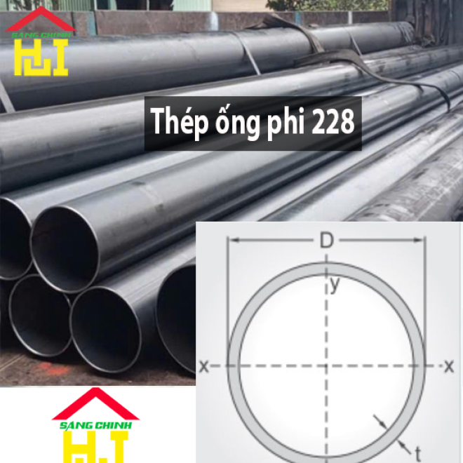 Thép ống phi 228