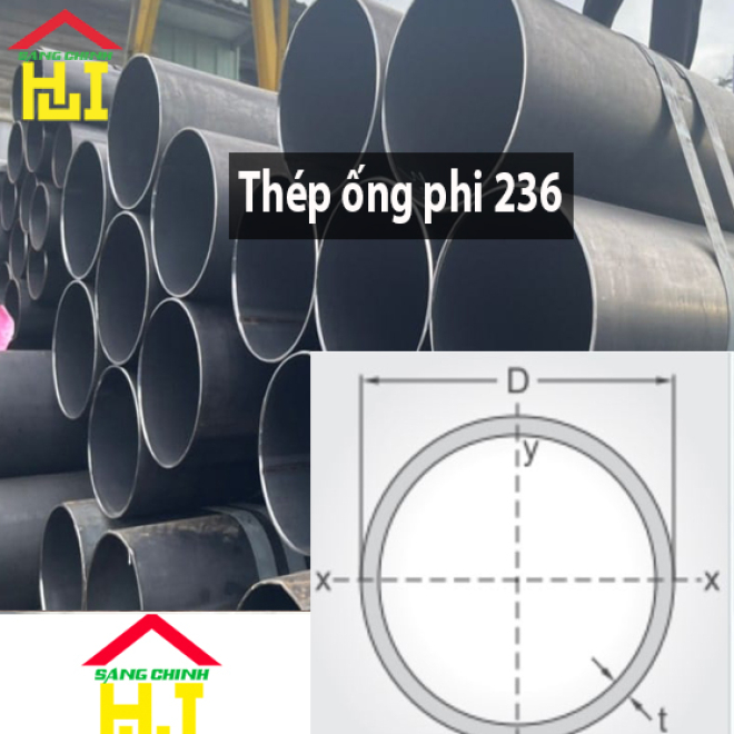 Thép ống phi 236