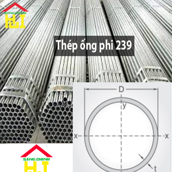 Thép ống phi 239