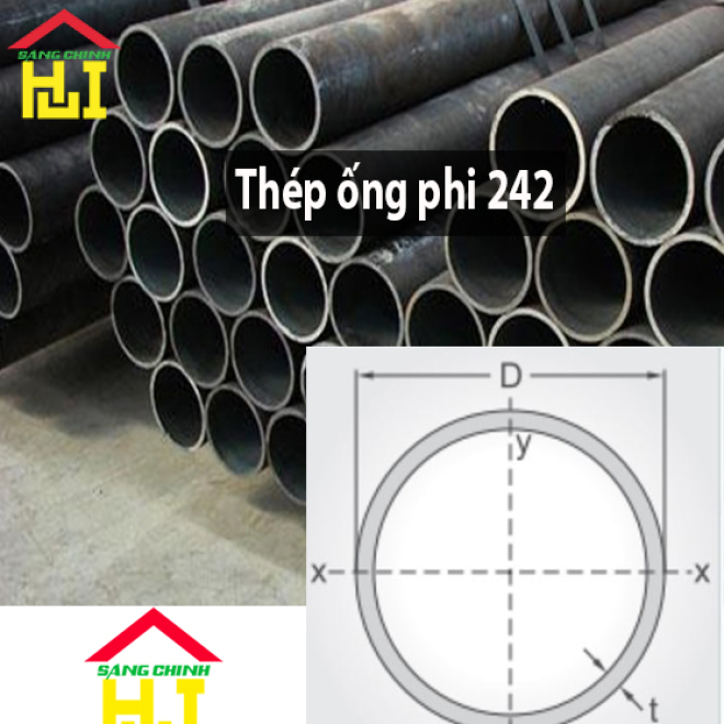 Thép ống phi 242