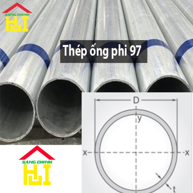 Thép ống phi 97