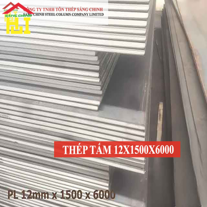 Thép tấm SS400/Q235B/A36 12 x 1500 x 6000