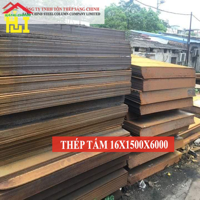 Thép tấm SS400/Q235B/A36 16 x 1500 x 6000