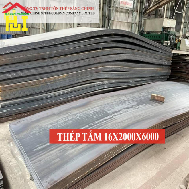 Thép tấm SS400/Q235B/A36 16 x 2000 x 6000