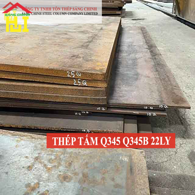 Thép tấm Q345/Q345B 22 ly – 80 ly