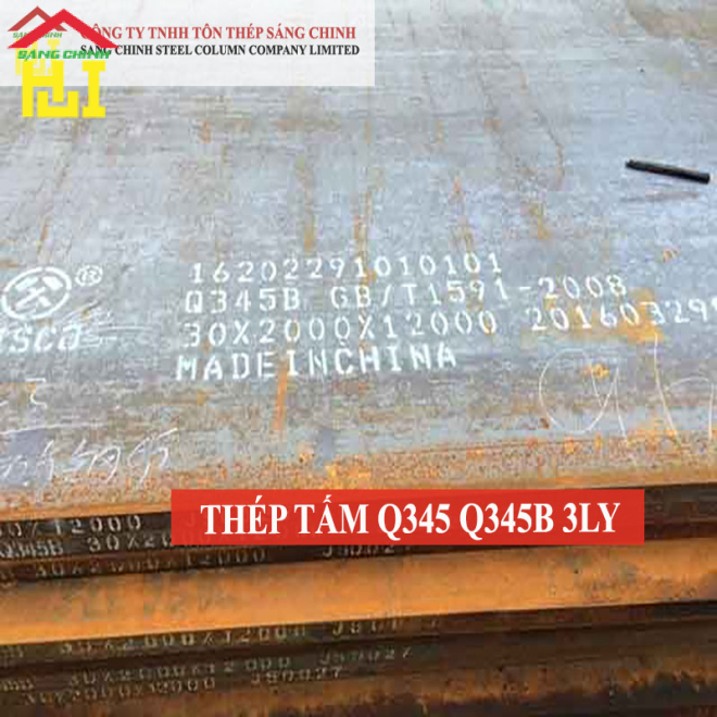 Thép tấm Q345/Q345B 3 ly