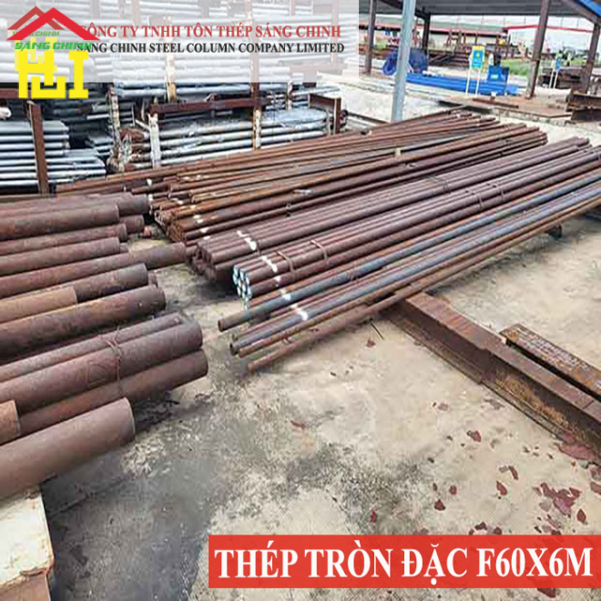 Thép tròn đặc phi 60 x 6m